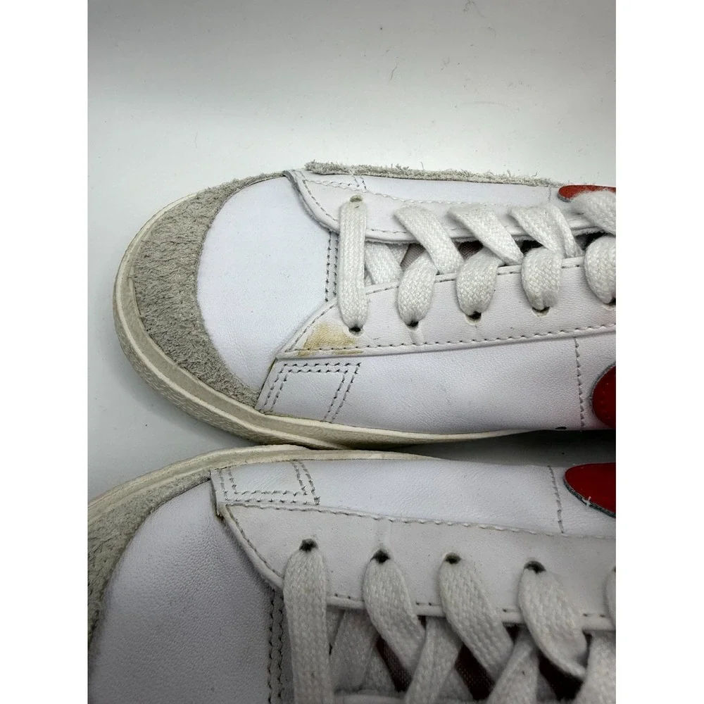 Nike Blazer‎ '77 Vintage Mid Womens 8 Sneaker Habanero Red Leather Skate Shoes